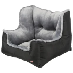 Trixie Auto Hondenstoel - Hondenautoaccessoire - 50x40x50 Cm Zwart Grijs