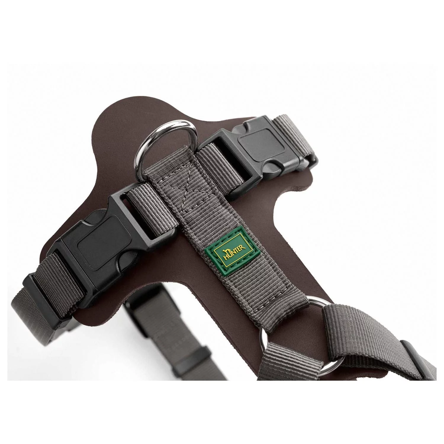 Hunter Hondentuig Aalborg Mixed Donkerbruin&Grijs - Hondenharnas - Afbeelding 3