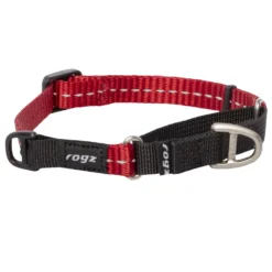 Rogz Utility Control Halsband Rood - Hondenhalsband