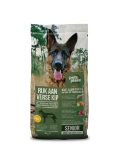 Pets Place Naturals Senior Large Breed Kip - Hondenvoer