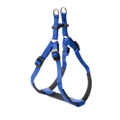 Adori Harnas Nylon Soft Blauw&Zwart - Hondenharnas