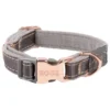 Rogz Urban Halsband Duifgrijs&Grijs&Rosé - Hondenhalsband