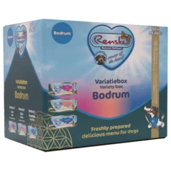 Renske Variatie Box Bodrum - Hondenvoer - Oceaanvis Zalm Lam 30x90 G Glutenvrij