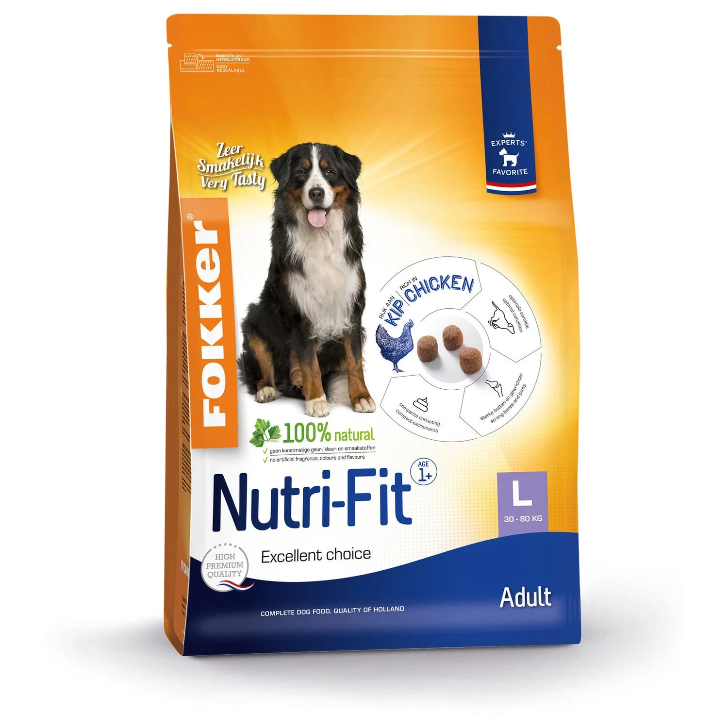 Fokker Dog Nutri-Fit L Kip - Hondenvoer
