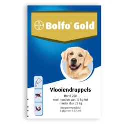 Bolfo Gold Hond 250 - Anti Vlooienmiddel