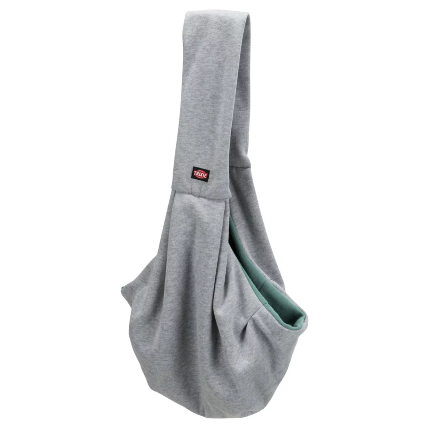 Trixie Junior Buikdrager - Hondendraagtas - 22x20x60 Cm Lichtgrijs Mintgroen