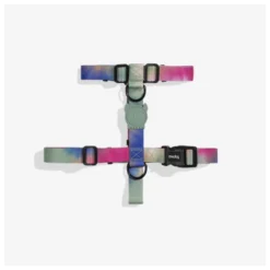 Zee.Dog H-Harnas Bliss Mintgroen&Roze&Blauw - Hondentuig