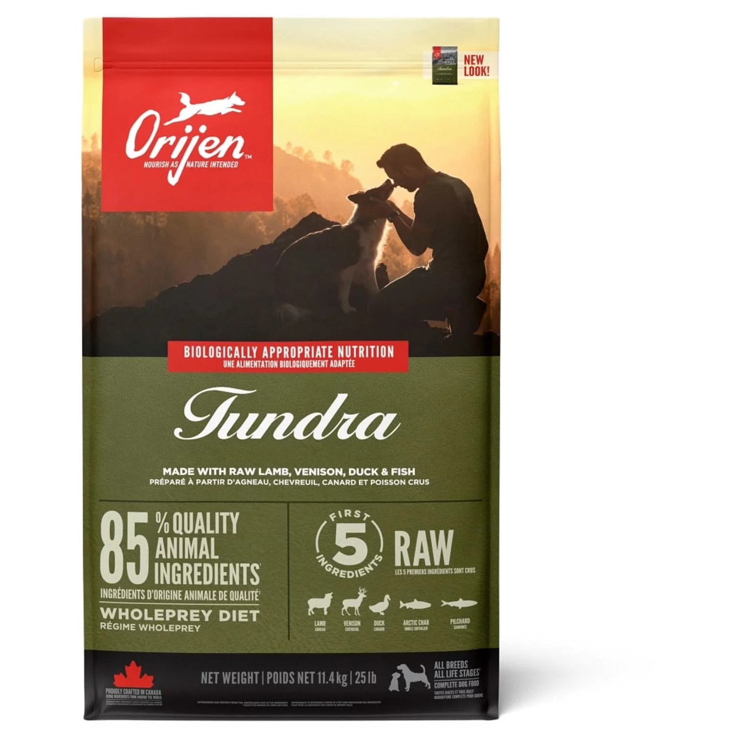 Orijen Whole Prey Tundra Dog Geit&Zwijn - Hondenvoer - Afbeelding 2