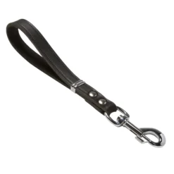 Adori Korthouder Soft - Hondenriem - 30x1.8 Cm Donkerbruin M/L