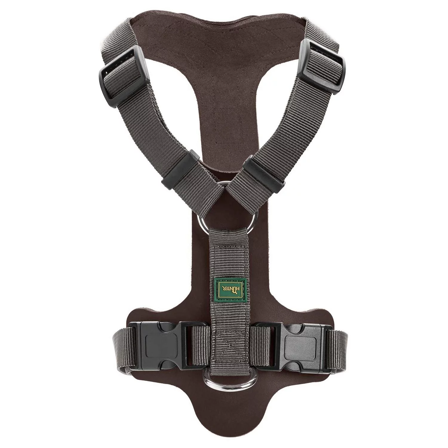Hunter Hondentuig Aalborg Mixed Donkerbruin&Grijs - Hondenharnas - Afbeelding 2