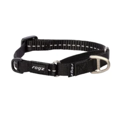 Rogz Utility Control Halsband Zwart - Hondenhalsband