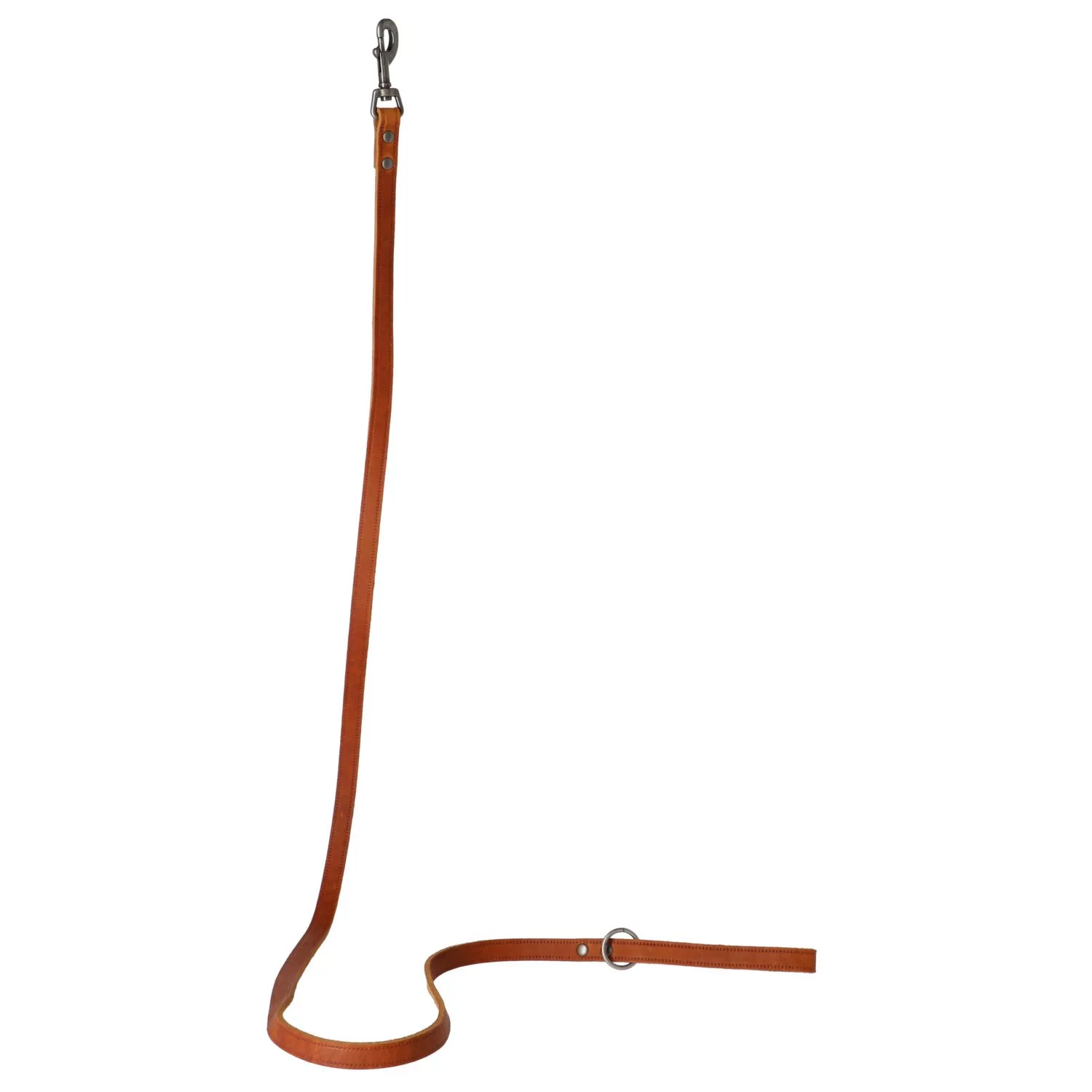 Adori Looplijn Vetleder Met Print - Hondenriem - 180x1.8 Cm Cognac M/L - Afbeelding 2