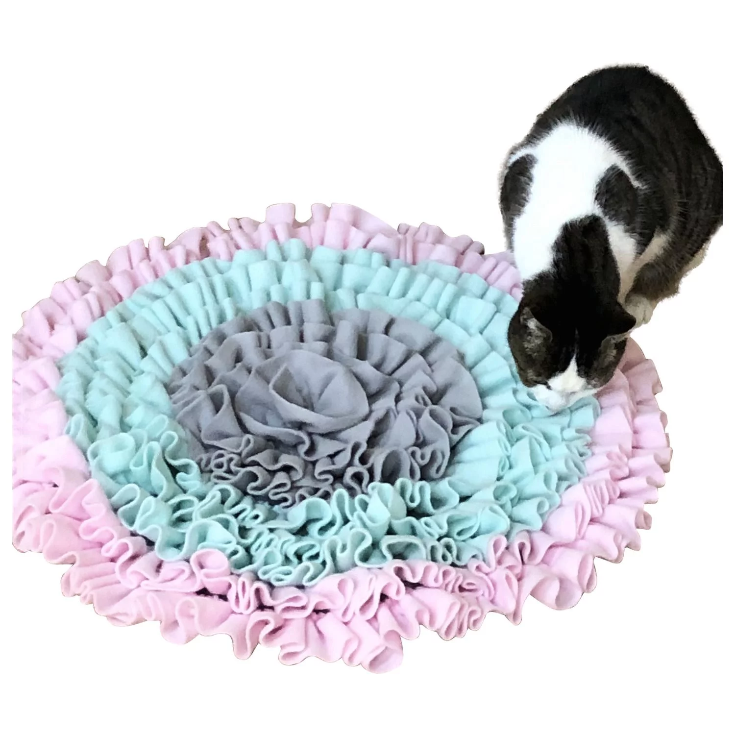 Adori Snack En Speelkleed Bloem - Hondenspeelgoed - 60x60 Cm Multi-Color - Afbeelding 2