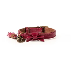 Dwam Halsband Bonnie Bordeaux - Hondenhalsband