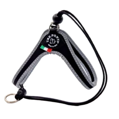 Tre Ponti Liberta Tuig Zwart&Reflectie - Hondenharnas