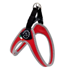 Tre Ponti Fibbia Basic Tuig Rood&Reflectie - Hondenharnas