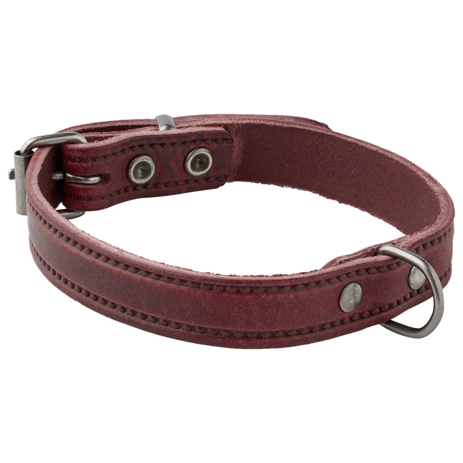 Adori Halsband Italy Met Print Old Silver Paars - Hondenhalsband