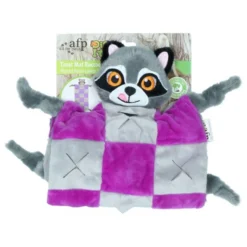 All For Paws Snackmat Raccoon - Hondenspeelgoed - 62x20 Cm Paars