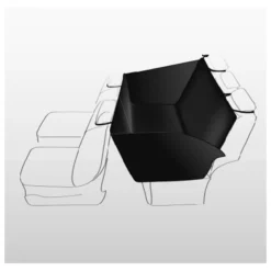Trixie Autobeschermdeken - Hondenautoaccessoire - 1.55x1.30 M Zwart