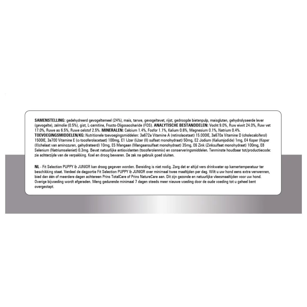 Prins Fit Selection Puppy & Junior - Hondenvoer - Afbeelding 5