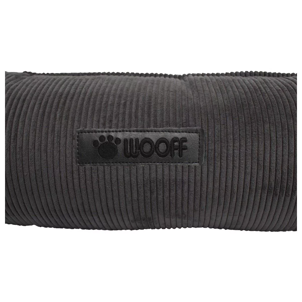 Wooff Cocoon Rib Velours Antraciet - Hondenmand - Afbeelding 5