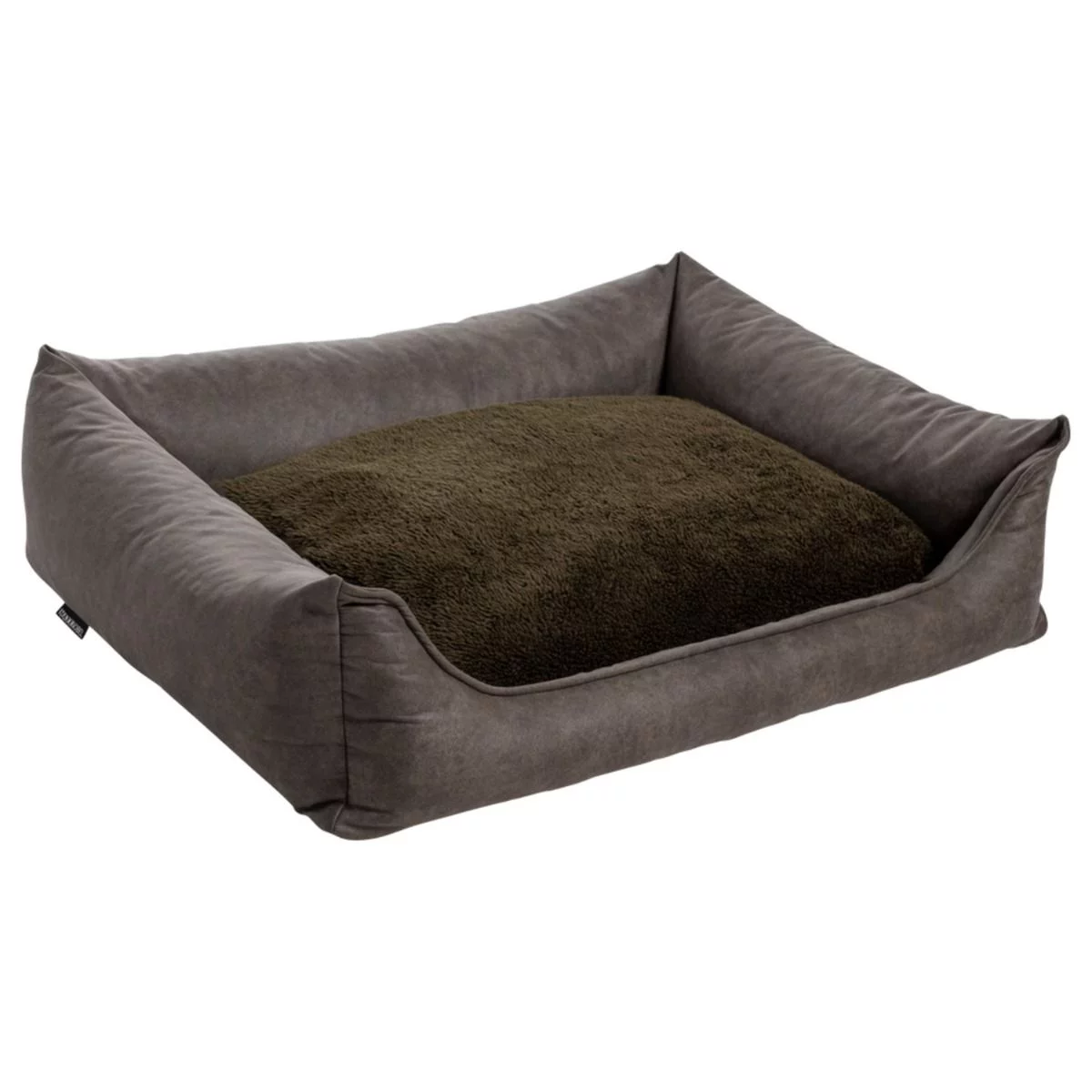Maxxnobel Orthopedische Sofa Lederlook/Teddy Olijfgroen - Hondenbank - Afbeelding 9