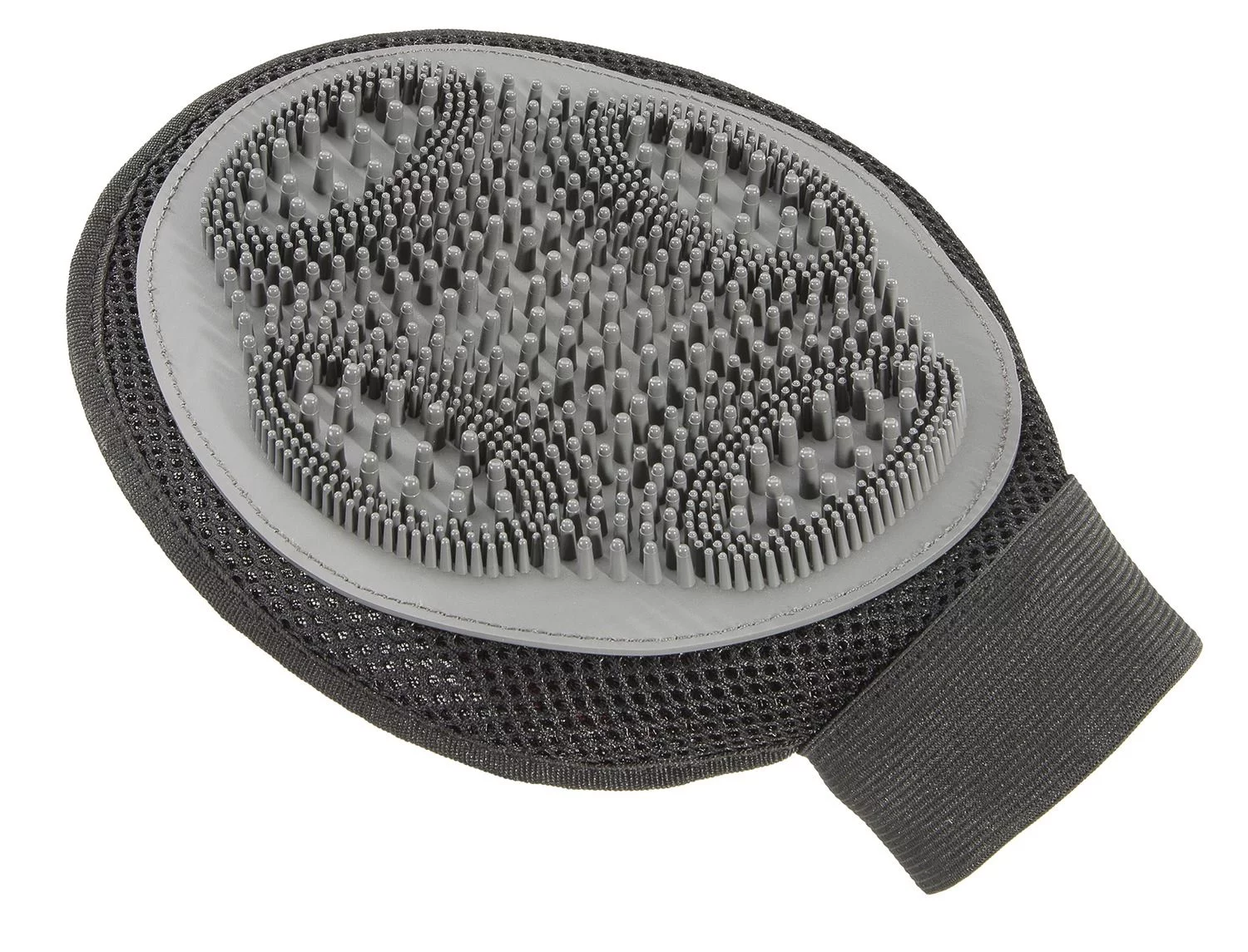 Ferplast Verzorgingsborstel Handschoen - Hondenvachtborstel - 24.5x19x2 Cm Rood Zwart Grijs