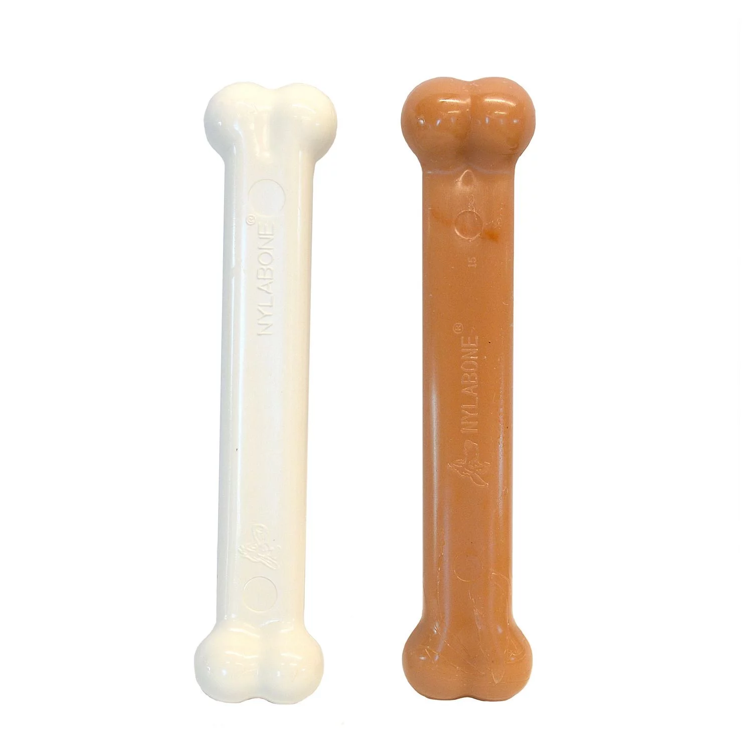 Nylabone Dura Chew Bacon And Chicken - Hondenspeelgoed - Kip Bacon Wit Roze Voor Honden Tot 23 Kg L - Afbeelding 2
