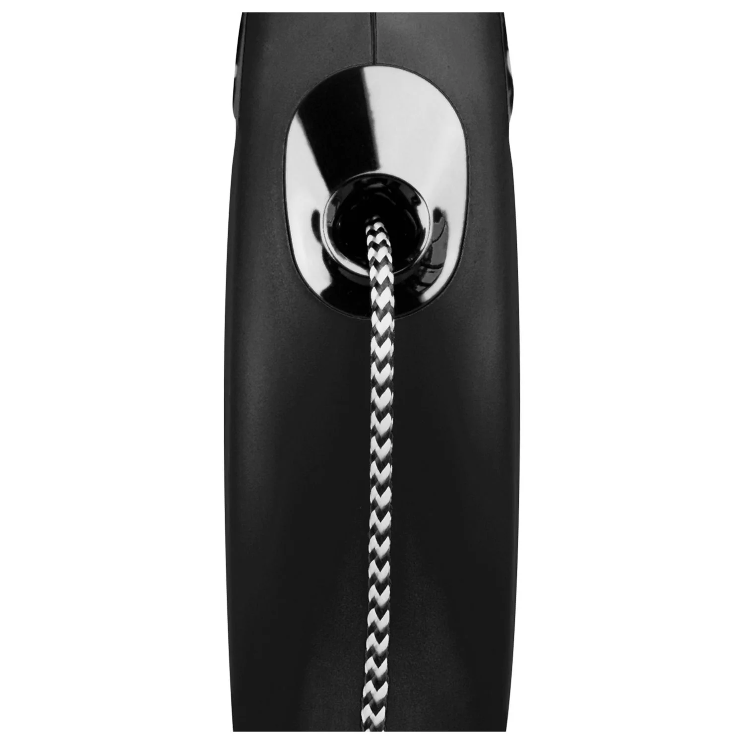 Flexi Rollijn Classic Koord M Zwart - Hondenriem - Afbeelding 3