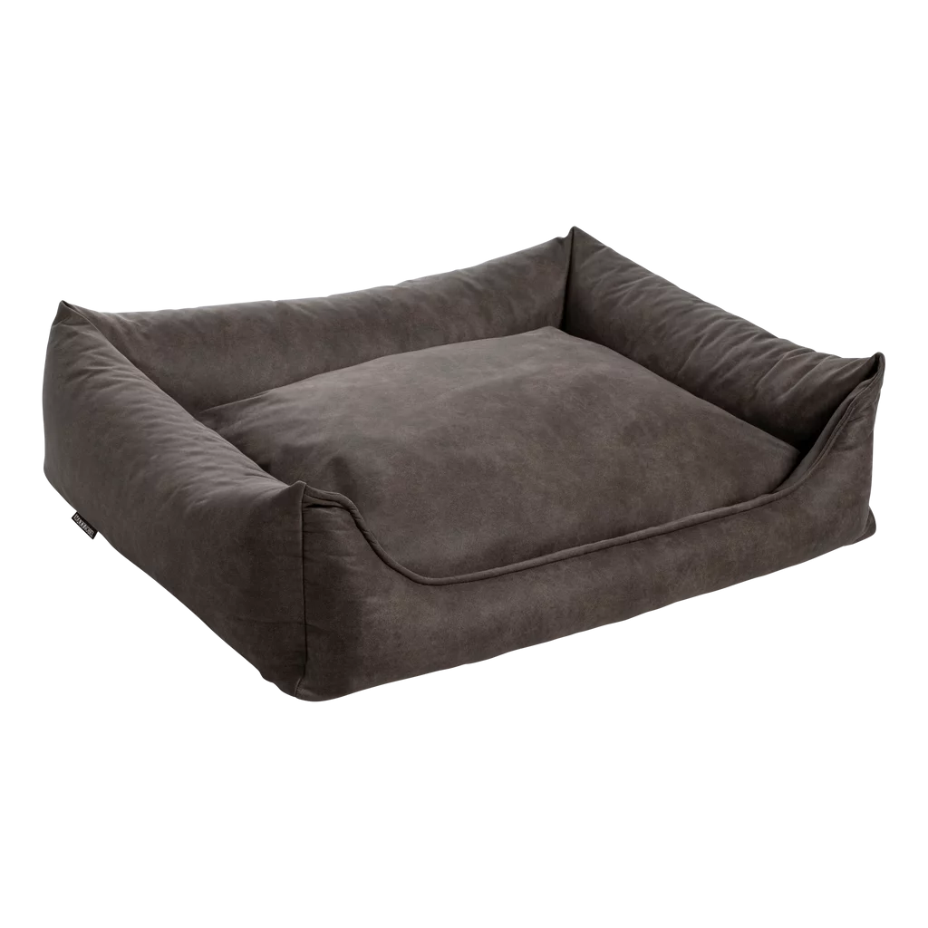 Maxxnobel Orthopedische Sofa Lederlook/Teddy Olijfgroen - Hondenbank - Afbeelding 2