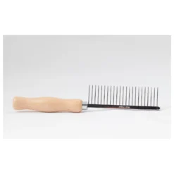 Jean Peau Kam Houten Handvat Groot Grof - Hondenvachtkam - Per Stuk