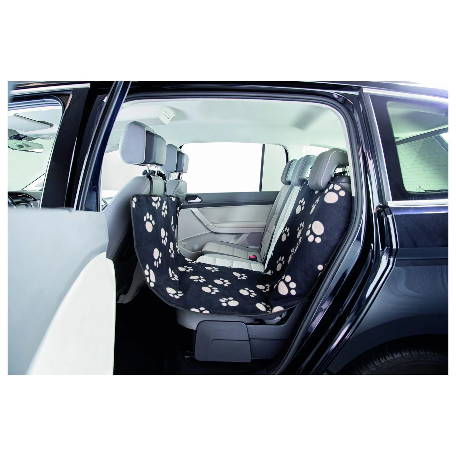 Trixie Autobeschermdeken Small - Hondenautoaccessoire - 65x145 Cm Zwart Beige Ook Geschikt Voor Voorstoel - Afbeelding 3