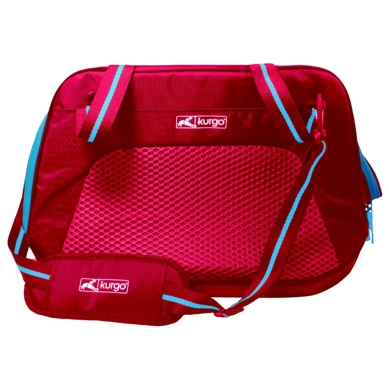 Kurgo Explorer Carrier - Hondenautoaccessoire - 46x25x25 Cm Rood Blauw S - Afbeelding 2