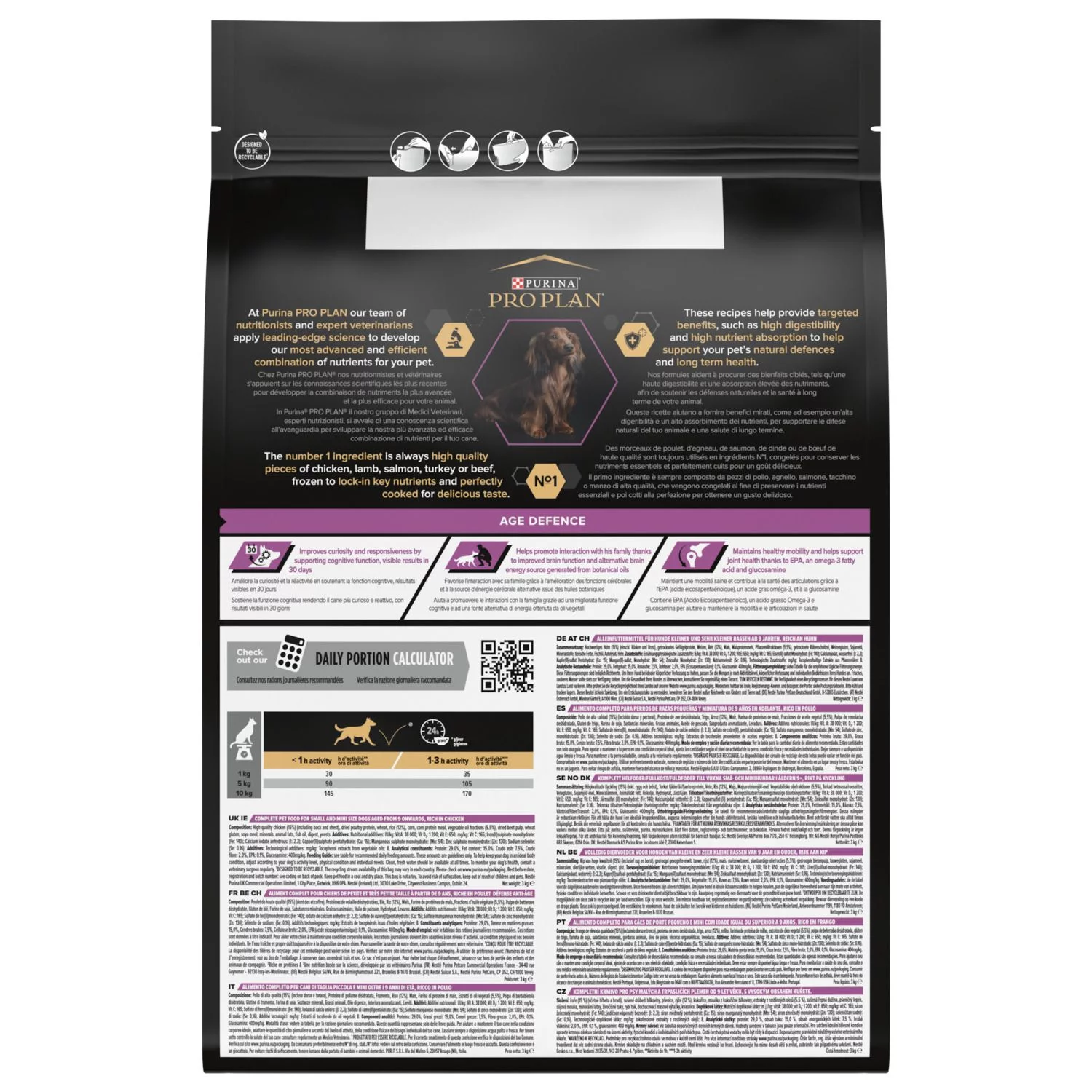 Pro Plan Dog Senior Small & Mini Breed - Hondenvoer - Kip 3 Kg - Afbeelding 5