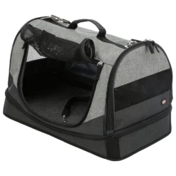 Trixie Hondentas Holly - Hondendraagtas - 30x30x50 Cm Zwart Grijs