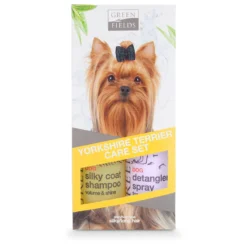 Greenfields Yorkshire Terrier Care Set - Hondenvachtverzorging - 2 X 250 Mm Geel