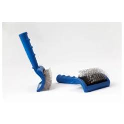 Jean Peau Slicker Blauw Lange Tand Zwart Bed - Hondenvachtborstel - Per Stuk