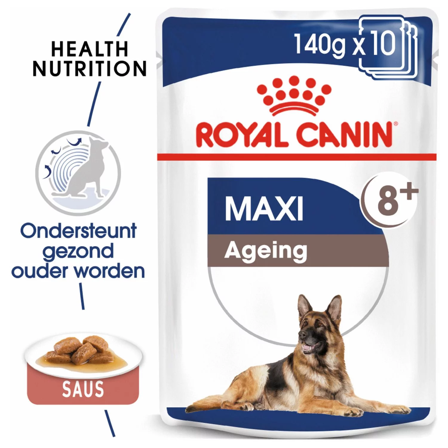 Royal Canin Maxi Ageing 8+ Natvoer - Hondenvoer - 10x140 G - Afbeelding 2