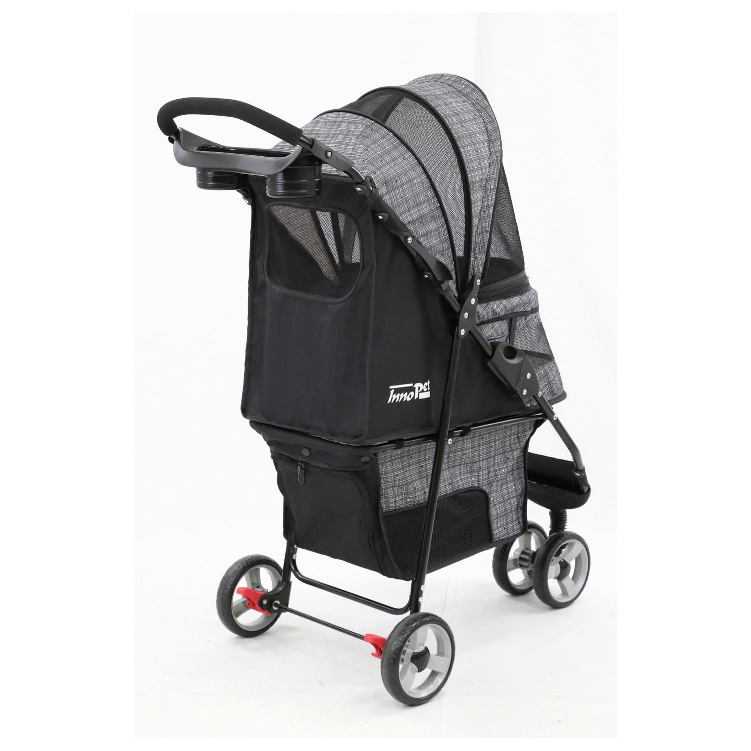 Innopet Hondenbuggy Avenue Blended - Hondentrolley - 97x44x97 Cm Grijs - Afbeelding 3