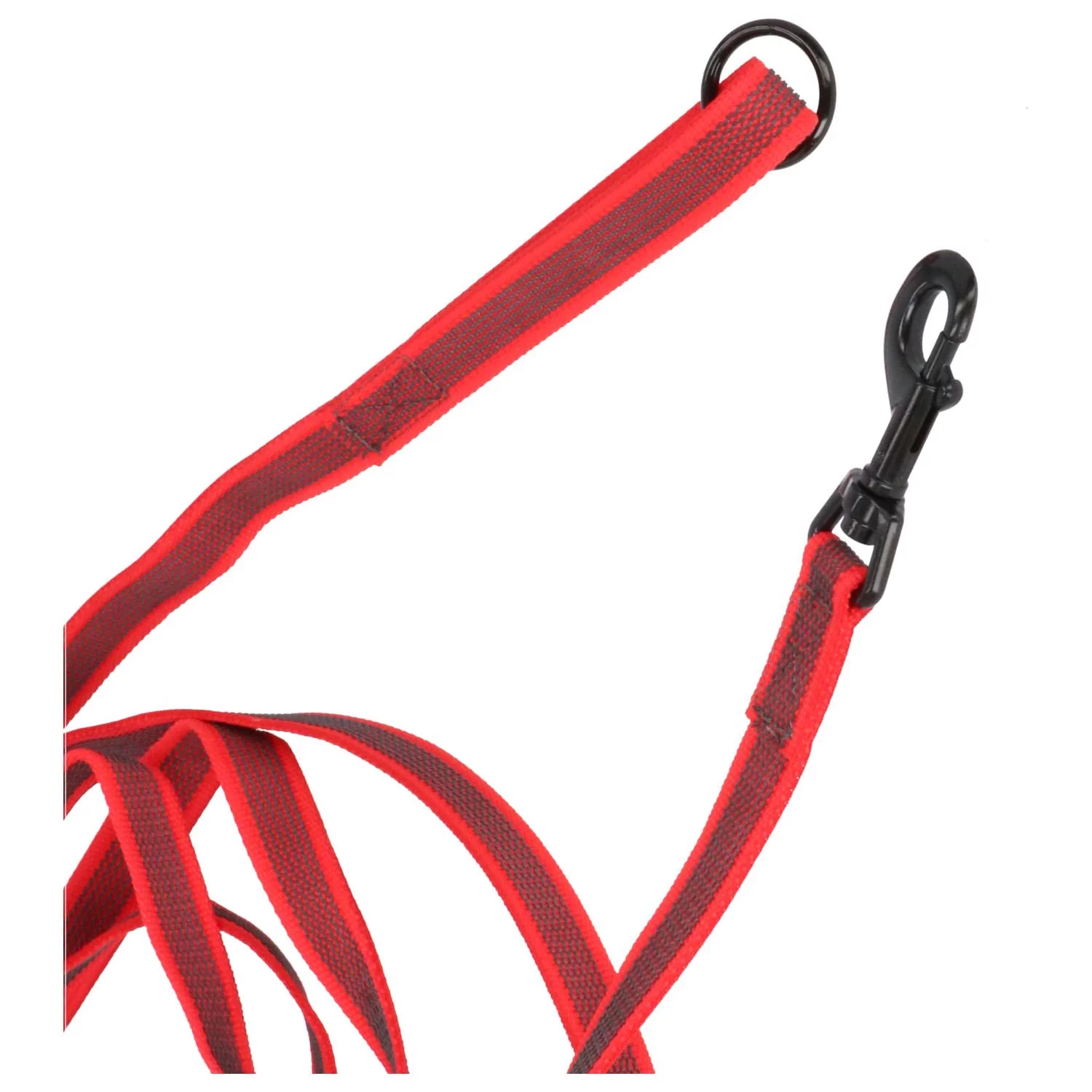 Adori Nylon Anti-Sliplijn Met Handvat - Hondenriem - 10mx2.0 Cm Rood L - Afbeelding 3