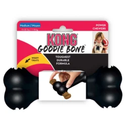 Kong Extreme Goodie Bone - Hondenspeelgoed - 18 Cm Zwart