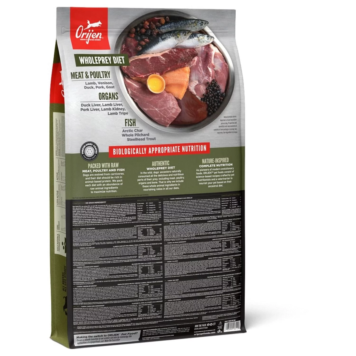 Orijen Whole Prey Tundra Dog Geit&Zwijn - Hondenvoer - Afbeelding 6