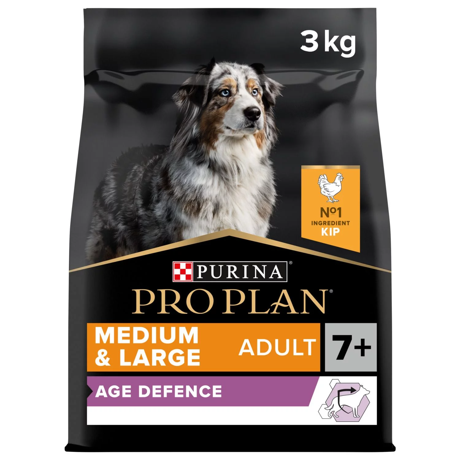 Pro Plan Dog Adult Senior Medium Large - Hondenvoer - Kip 3 Kg