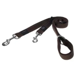 Rogz Utility Multilijn - Hondenriem - 200x1.1 Cm Bruin S