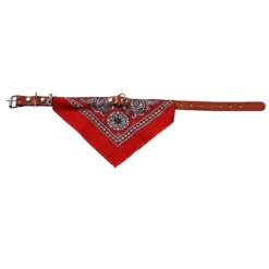 Adori Halsband Met Zakdoek Rood - Hondenhalsband