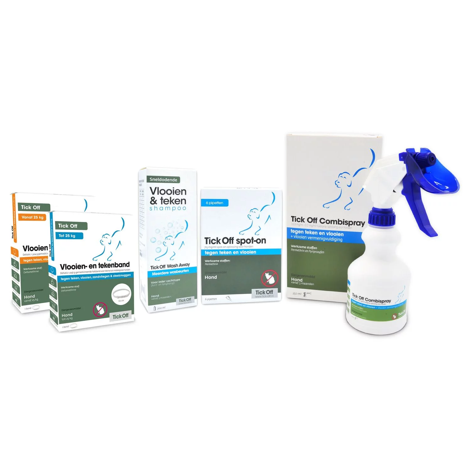 Tick Off Vlooien- En Tekenband Vanaf 25 Kg - Anti Tekenmiddel - 75 Cm > 25 Kg - Afbeelding 3